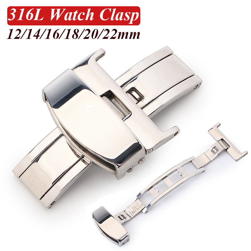 Butterfly Clasp Deployant - Cinturino per orologio con fibbia a