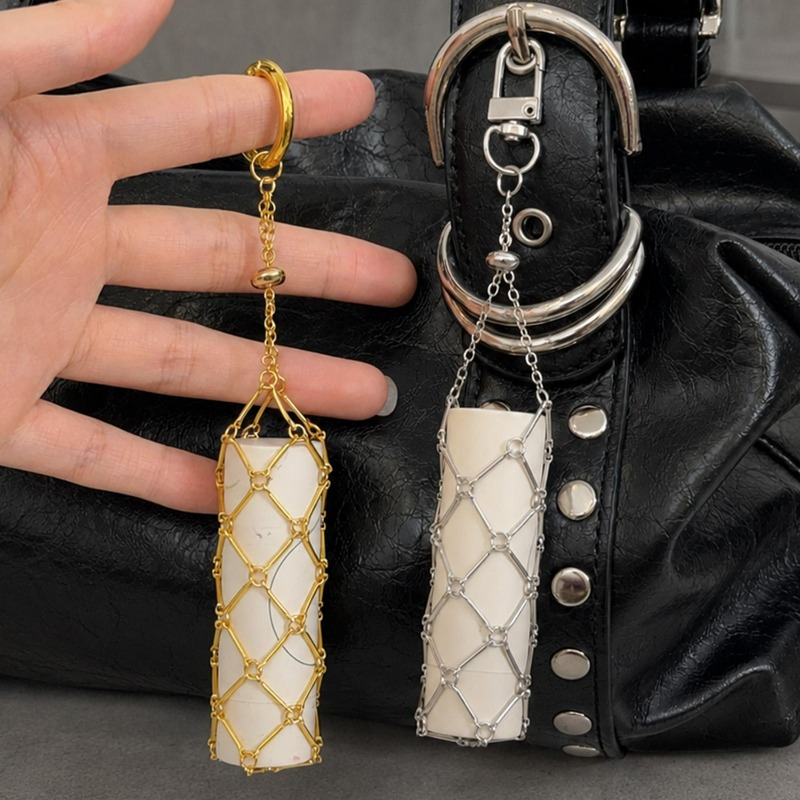 Mesh Strap Metal - Borsa a rete portatile in metallo
