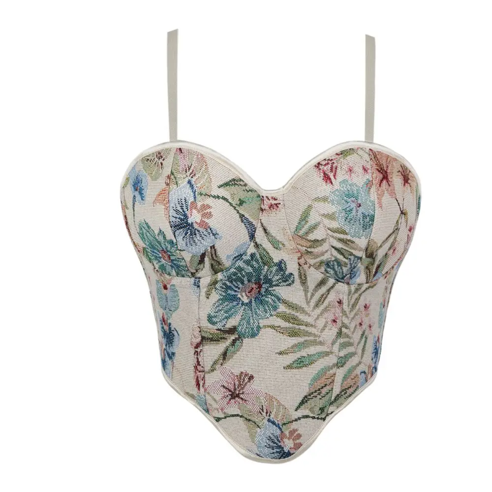 Tropic Strap Vintage - Corsetto da donna con spalline sottili