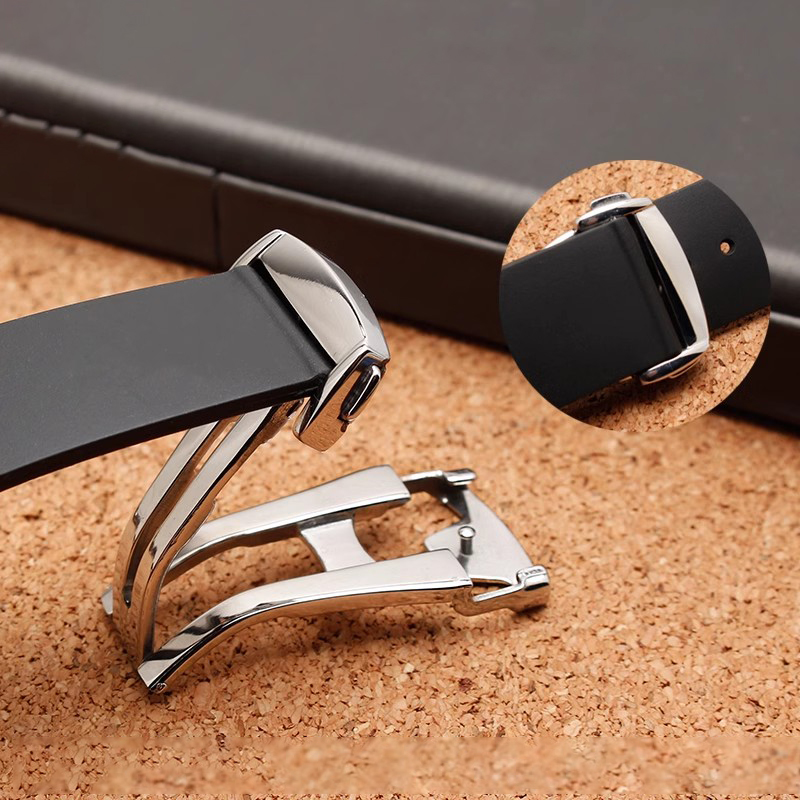 Butterfly Clasp Deployant - Fibbia per orologio in acciaio inossidabile