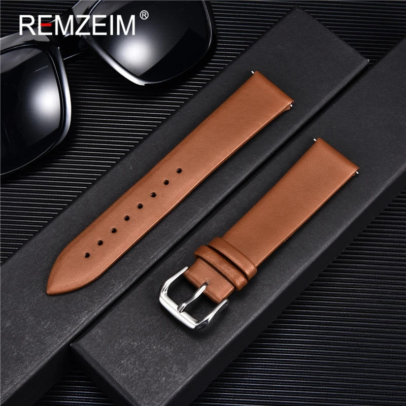 Suede Strap Watch - Cinturino per orologio in vera pelle