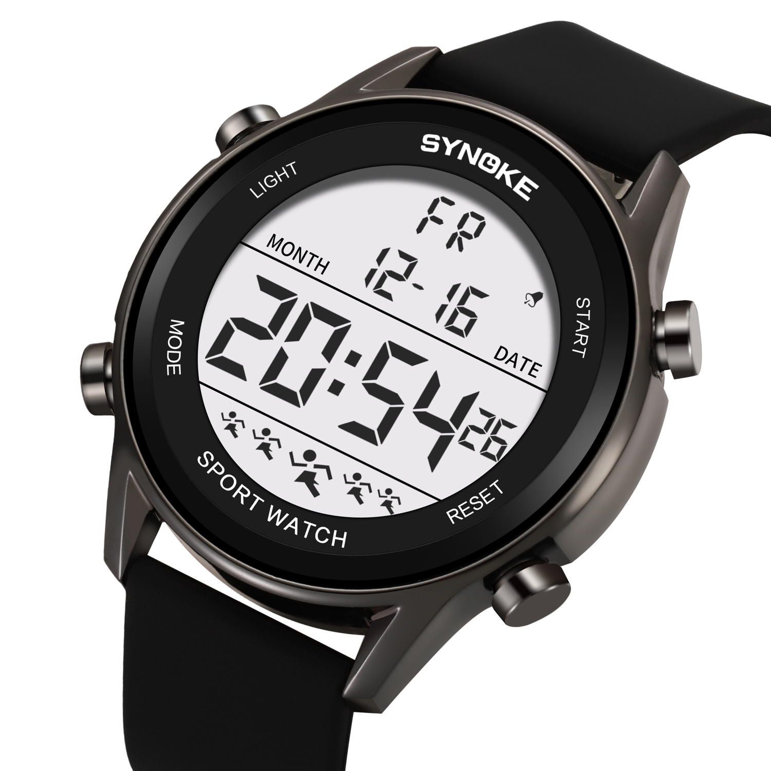 Rubber Strap Diver - Orologi digitali per uomo Waterproof SYNOKE