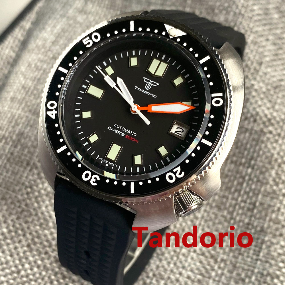 Rubber Strap Diver - Orologio Automatico da Uomo Tandorio 44mm