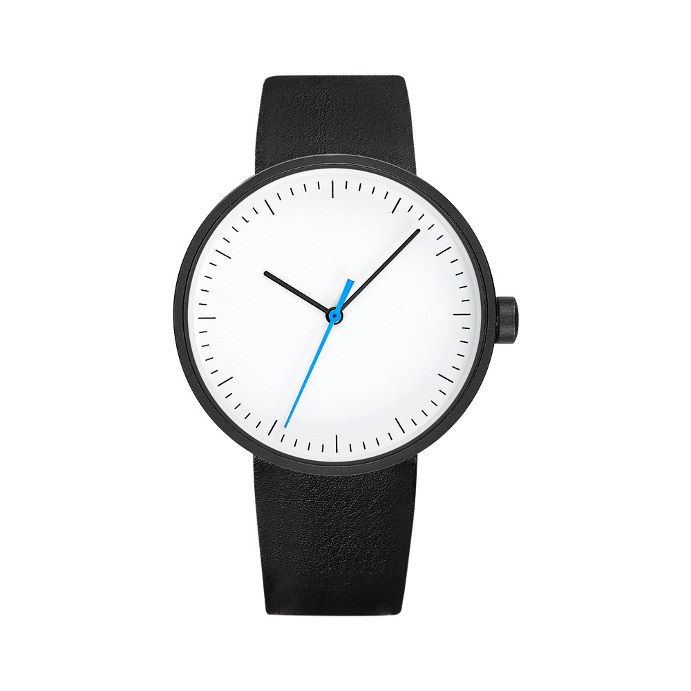 Leather Watch Band Men - UTHAI Orologio da uomo Semplice sportivo