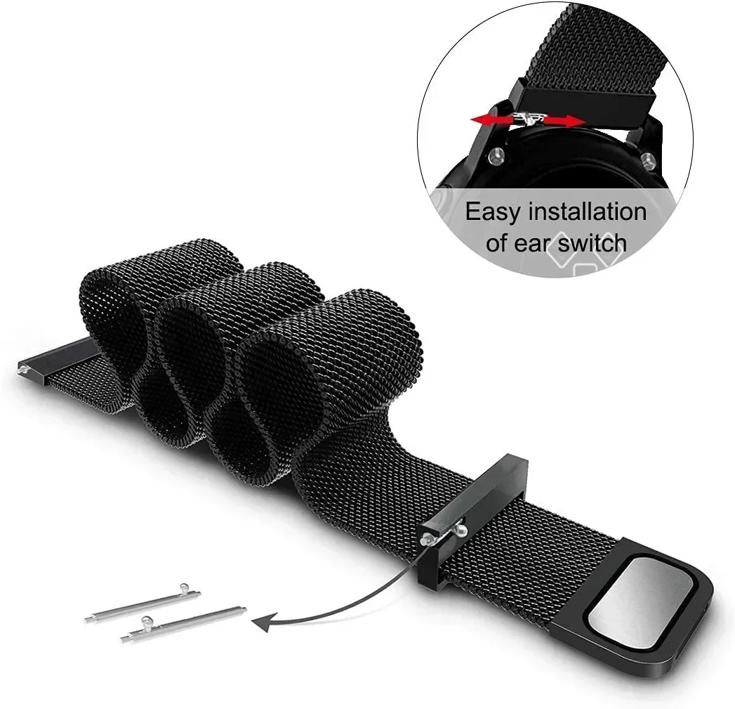 22mm 20mm Mesh Loop per Garmin - Milanese Loop Magnetic recensione e prezzo