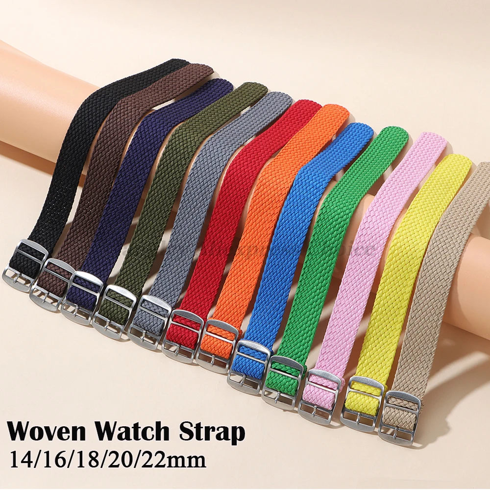 14mm 16mm 18mm 20mm 22mm cintu - Perlon Strap Woven recensione e prezzo