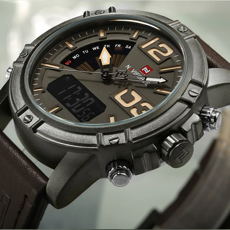 NAVIFORCE Orologio da uomo del - Leather Watch Band Men recensione e prezzo