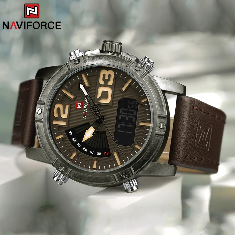 NAVIFORCE Orologio da uomo del - Leather Watch Band Men recensione e prezzo