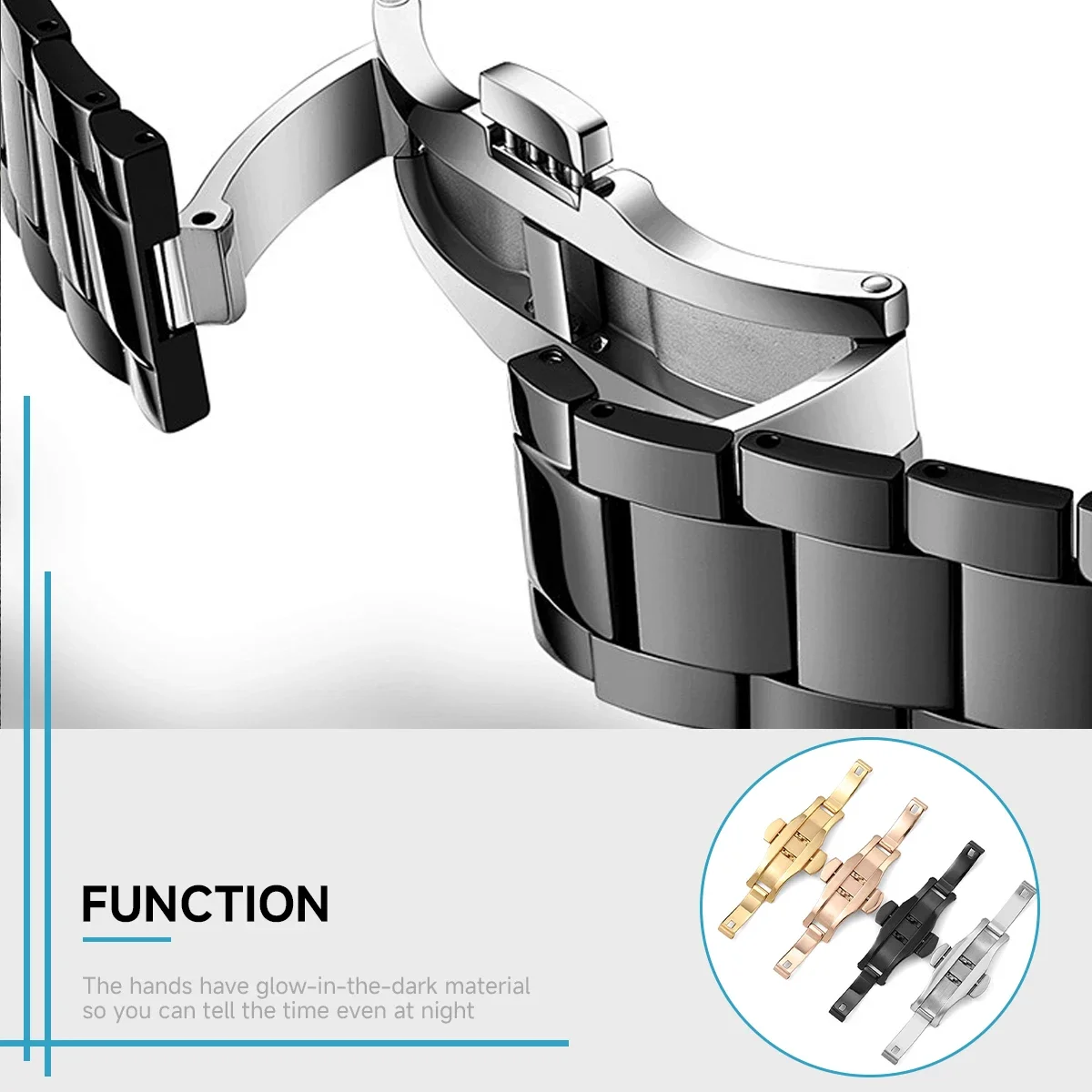 Fibbia per Cinturino Orologio  - Butterfly Clasp Deployant recensione e prezzo
