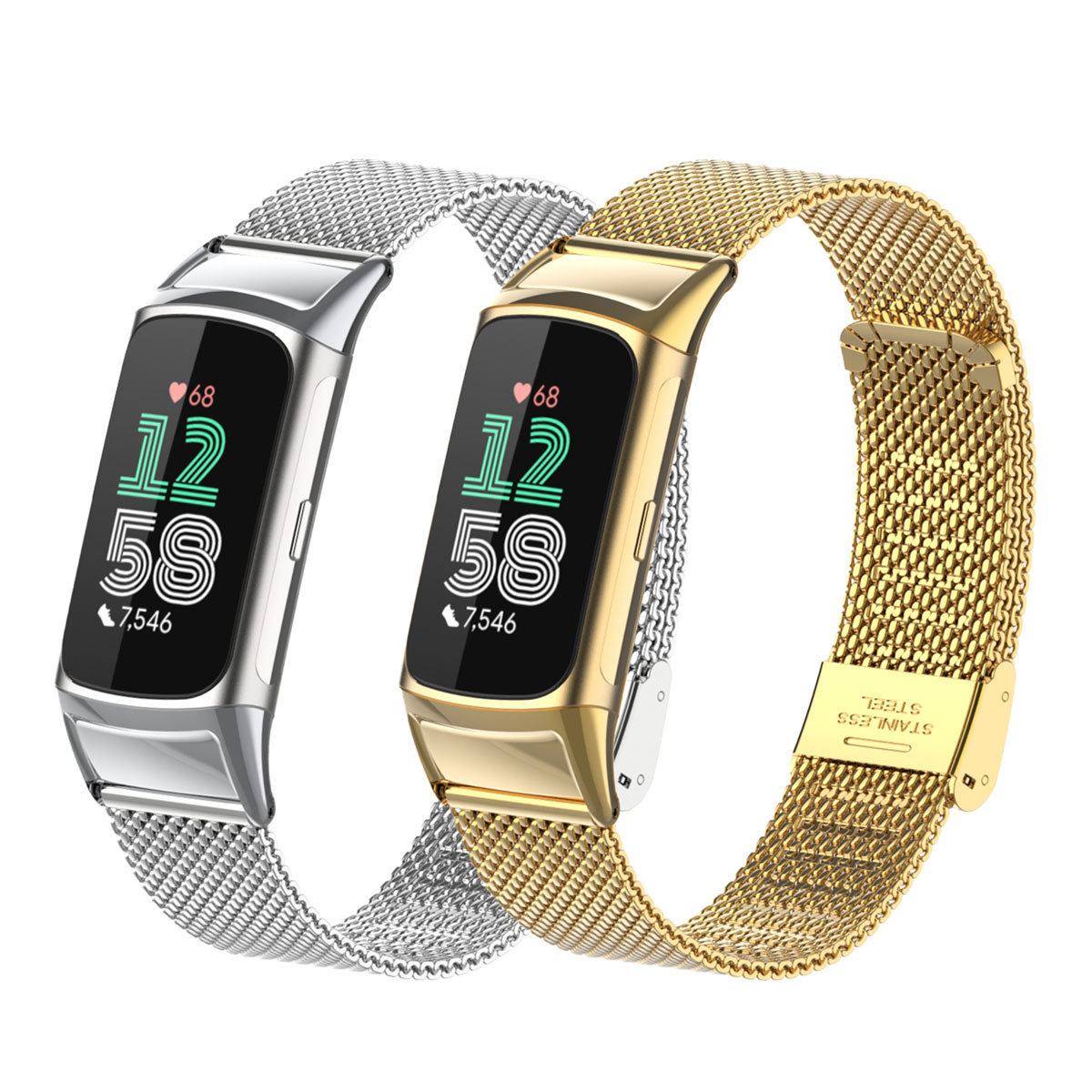 Adatto per Fitbit Charge 5/6,  - Mesh Strap Metal recensione e prezzo