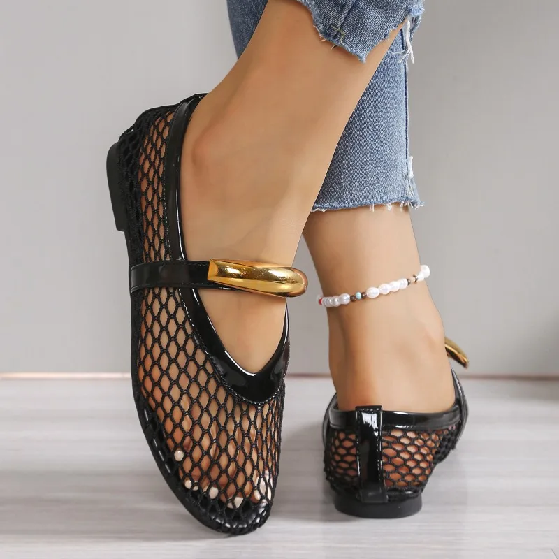 Sandali da donna estivi traspi - Mesh Strap Metal recensione e prezzo