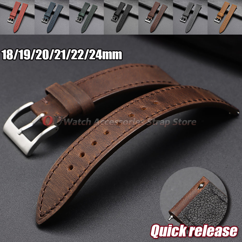 Cinturino per Orologio in Pell - Leather Strap Quick Release recensione e prezzo