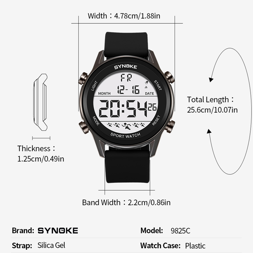 Orologi digitali per uomo Wate - Rubber Strap Diver recensione e prezzo