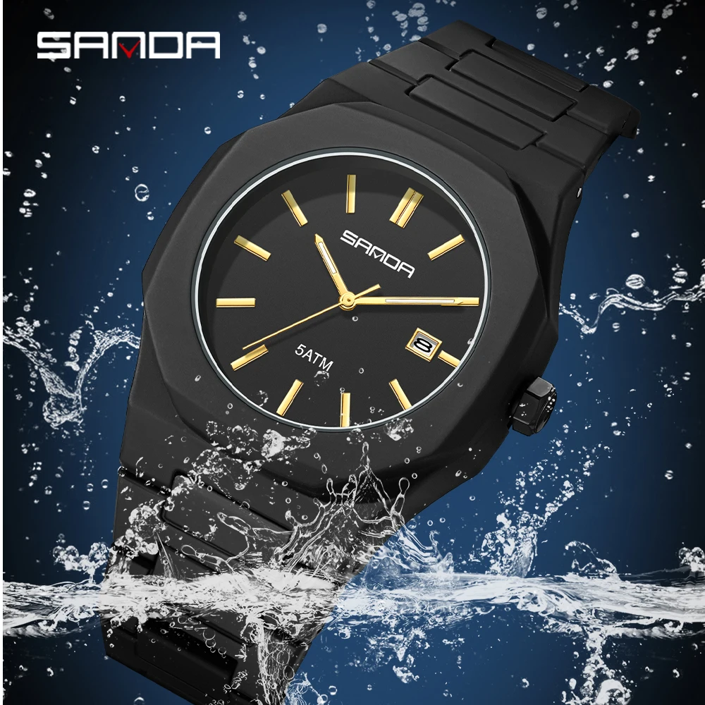 Orologio al Quarzo SANDA 2025  - Rubber Strap Diver recensione e prezzo